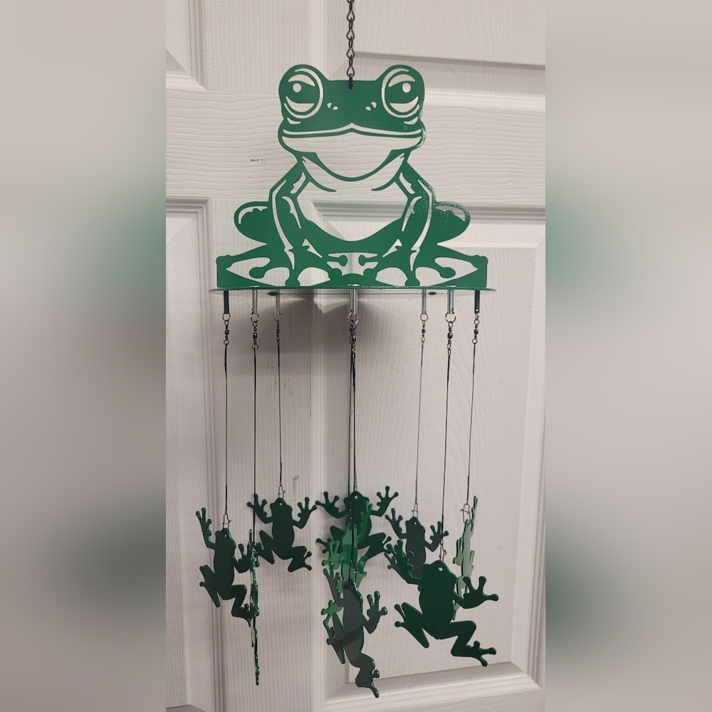 Green Frog Wind Chime